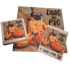 Doug the Pug 300 Piece Jigsaw Puzzle Cheesy Doug Large Pieces Buffalo Game 02760